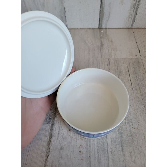 Mikasa angel porcelain angel trinket‎ box container round Vintage - Picture 3 of 5